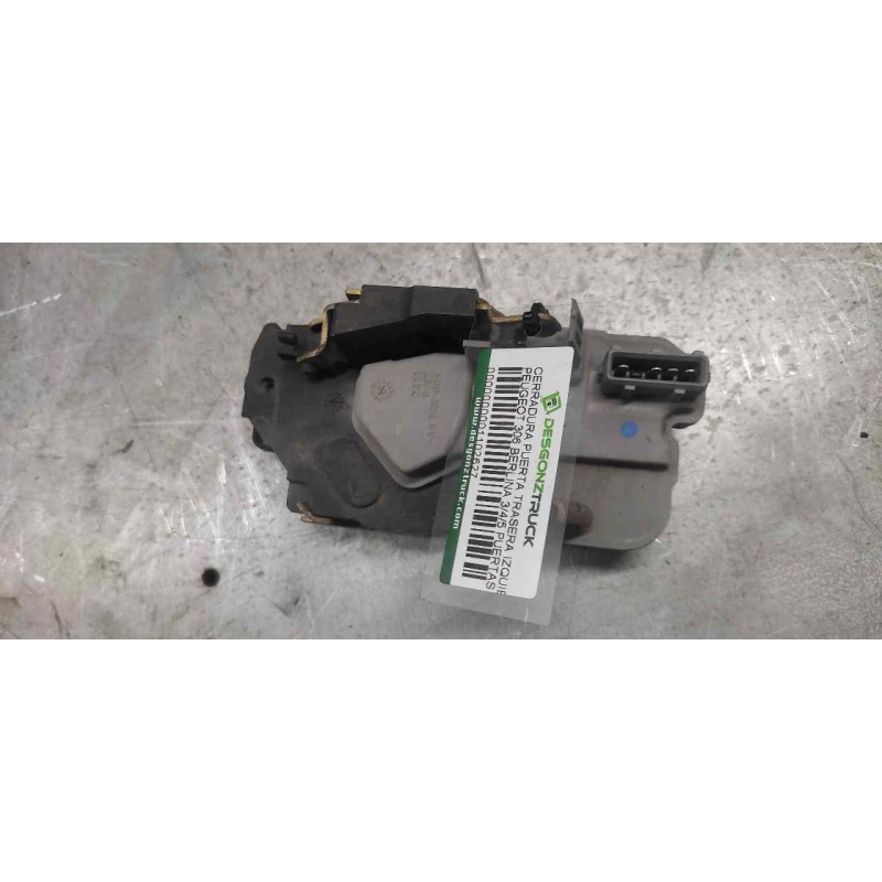 Recambio de cerradura puerta trasera izquierda para peugeot 306 berlina 3/4/5 puertas (s2) 1.6 cat referencia OEM IAM   4 PINS 2