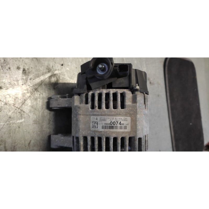 Recambio de alternador para citroën c3 attraction referencia OEM IAM 9806007480 MS1012101720 DENSO - Negro 3