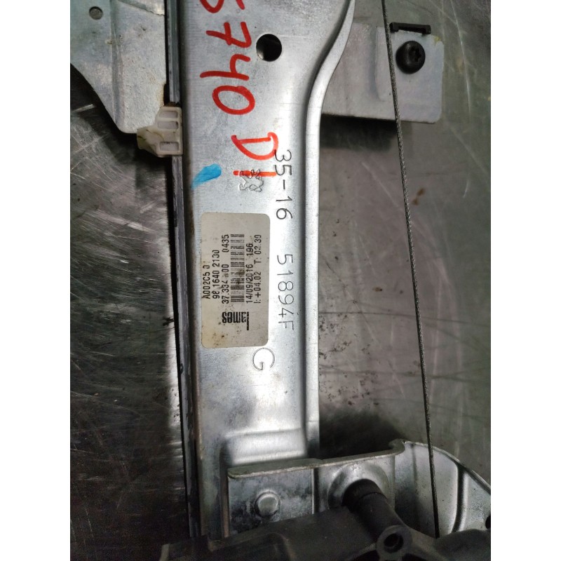 Recambio de elevalunas delantero izquierdo para peugeot 208 i (ca_, cc_) 1.2 thp 110 referencia OEM IAM 9816401780  9816402130 - Gris 3