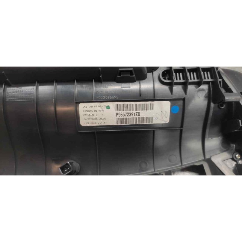 Recambio de cuadro instrumentos para citroën c4 coupe vts referencia OEM IAM 96572391ZD NS9212816J - Negro 4