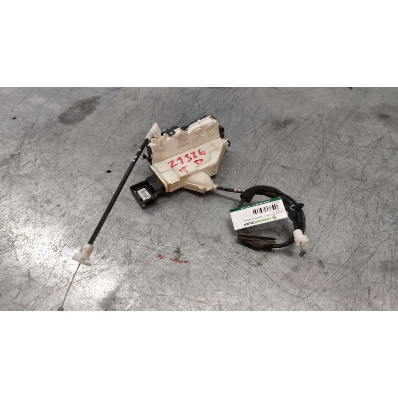 Recambio de cerradura puerta trasera derecha para citroën c3 attraction referencia OEM IAM - Negro 3