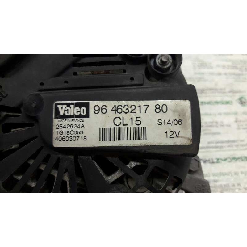 Recambio de alternador para peugeot 207 urban referencia OEM IAM  VALEO 3