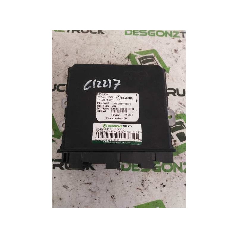 Recambio de modulo electronico para scania serie p/g/r (c-clase) 11.7 diesel referencia OEM IAM 1781256 CENTRALITA COO 1544115