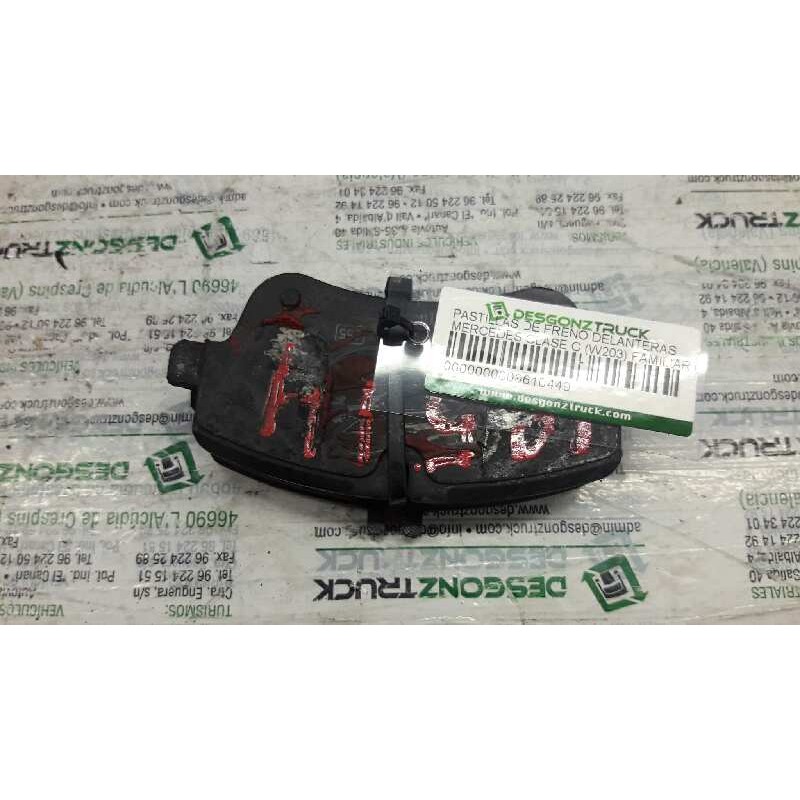 Recambio de pastillas de freno delanteras para mercedes-benz clase c (w203) familiar c 220 t cdi (203.206) referencia OEM IAM 3