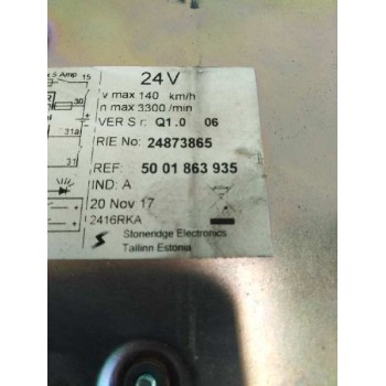 Recambio de tacografo para renault midlum fg  xxx.10/b e3 cabina doble referencia OEM IAM 5001863935 SRQ1006 2416RKA