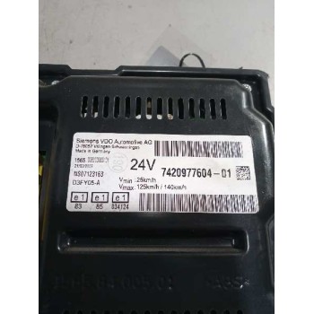 Recambio de cuadro instrumentos para renault magnum ab 2005 12.8 diesel referencia OEM IAM 7420977604  