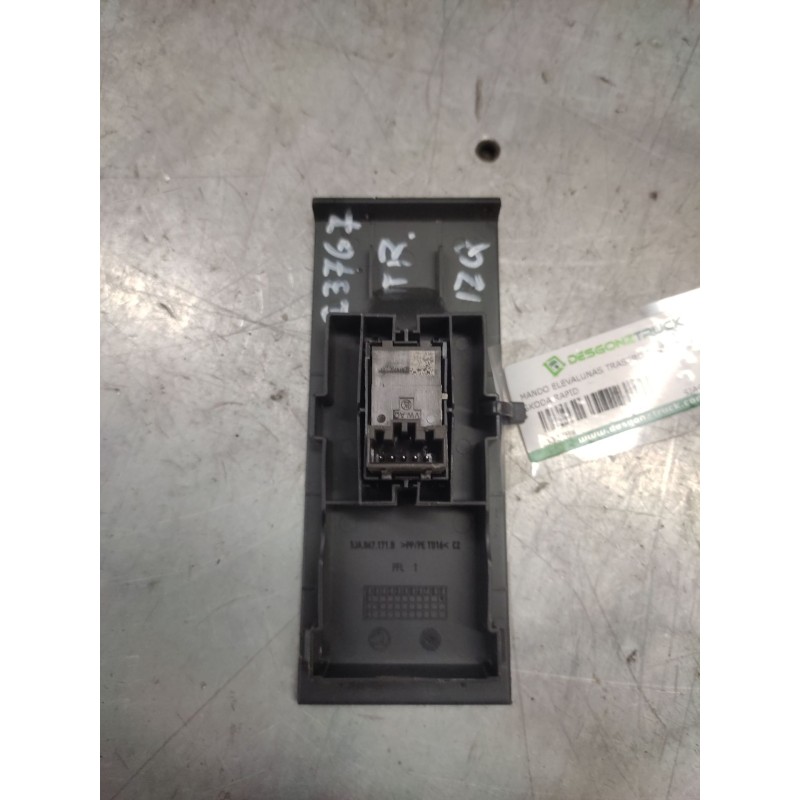 Recambio de mando elevalunas trasero izquierdo para skoda rapid ambition referencia OEM IAM 5JA959855A  5 PINS - Blanco 2