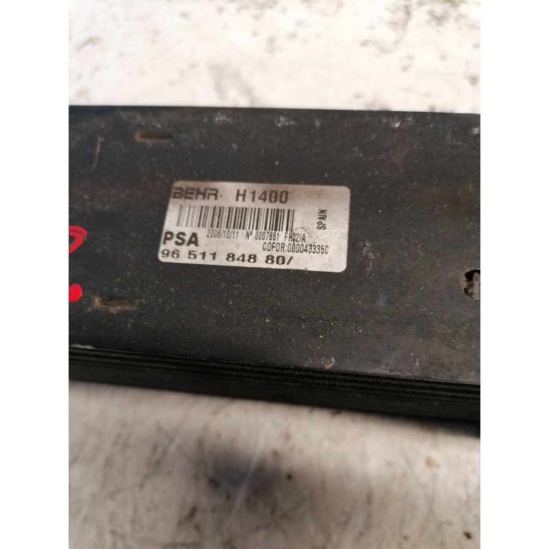 Recambio de intercooler para peugeot 207 xs referencia OEM IAM 9651184880 2