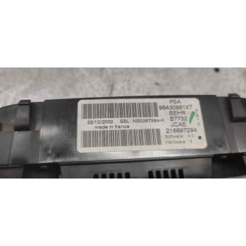 Recambio de mando climatizador para peugeot 307 break / sw (s1) sw pack referencia OEM IAM 96430991XT  