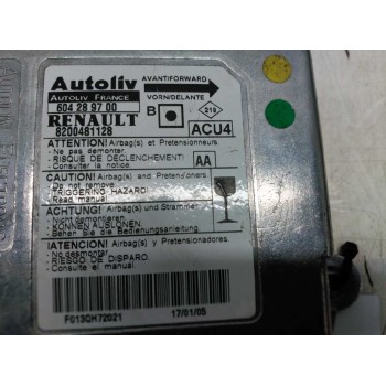 Recambio de centralita airbag para renault megane ii berlina 5p confort authentique referencia OEM IAM 8200481128 7701069906 604