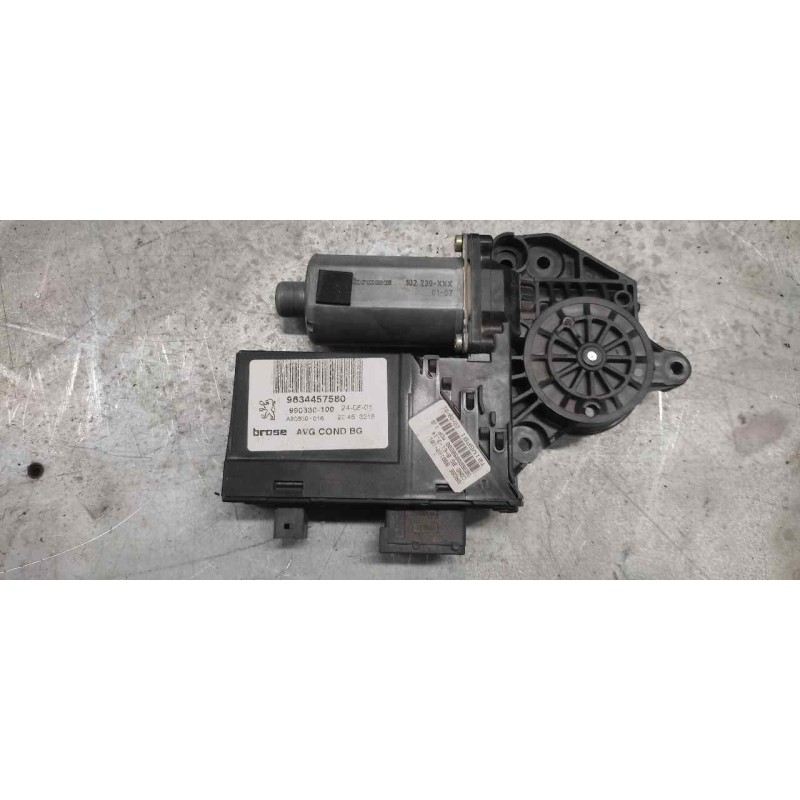 Recambio de motor elevalunas delantero izquierdo para peugeot 307 (s1) 1.6 hdi referencia OEM IAM 9634457580 3