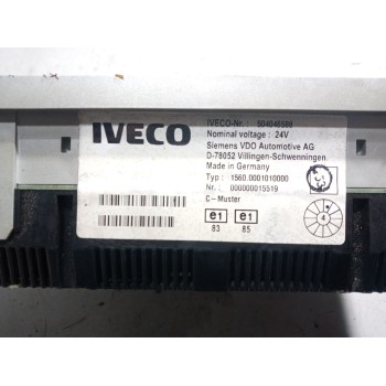 Recambio de cuadro instrumentos para iveco eurocargo 05.03  3.9 diesel referencia OEM IAM 504046588  