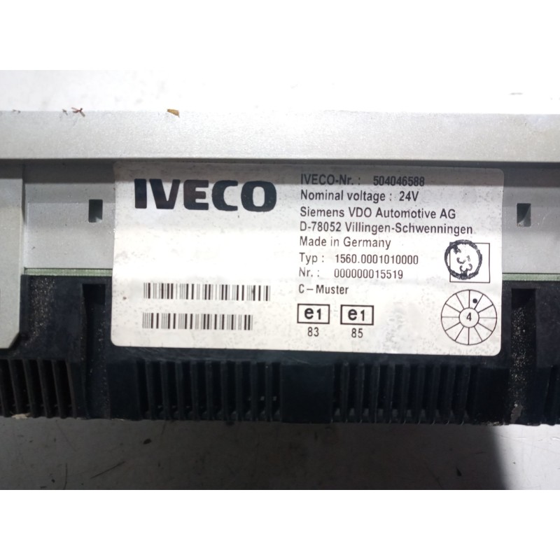 Recambio de cuadro instrumentos para iveco eurocargo 05.03  3.9 diesel referencia OEM IAM 504046588 - Blanco 3