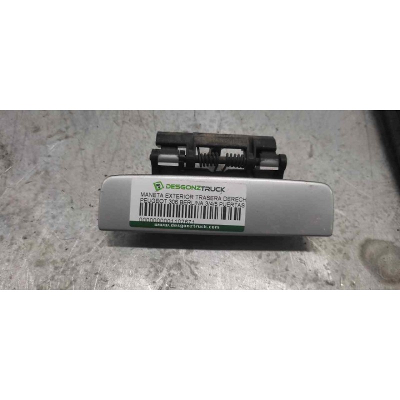 Recambio de maneta exterior trasera derecha para peugeot 306 berlina 3/4/5 puertas (s2) 1.6 cat referencia OEM IAM