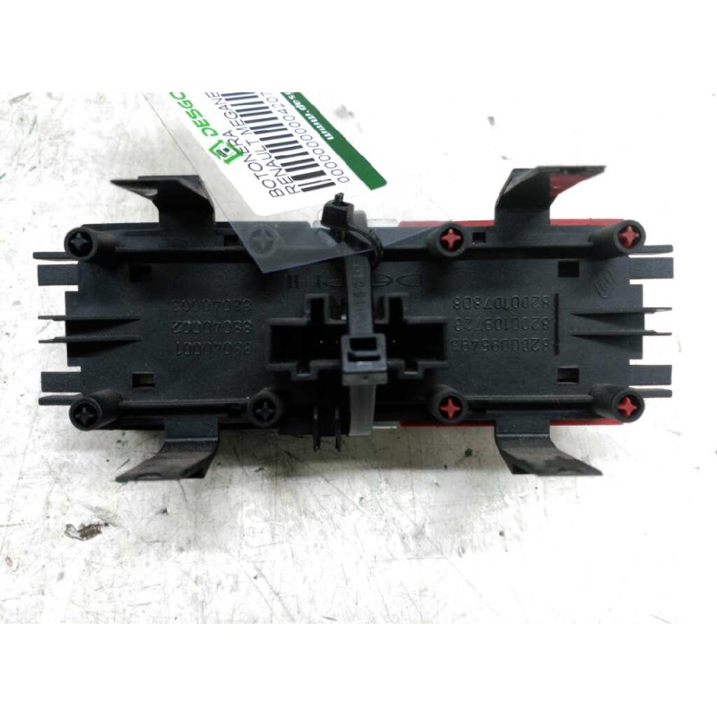 Recambio de botonera para renault megane ii berlina 5p confort authentique referencia OEM IAM 8200095493 88040001 WARNING Y CIER - Negro 2