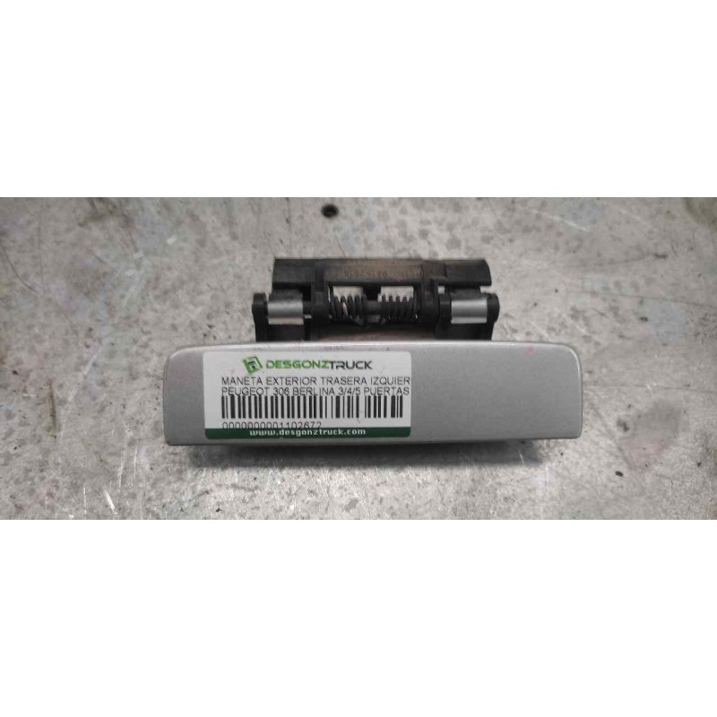 Recambio de maneta exterior trasera izquierda para peugeot 306 berlina 3/4/5 puertas (s2) 1.6 cat referencia OEM IAM