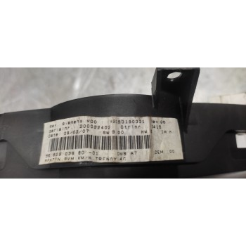 Recambio de cuadro instrumentos para peugeot 207 x-line referencia OEM IAM 9662903880 A2C53190331 