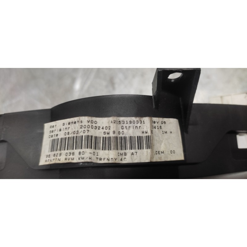 Recambio de cuadro instrumentos para peugeot 207 x-line referencia OEM IAM 9662903880 A2C53190331 - Gris 2