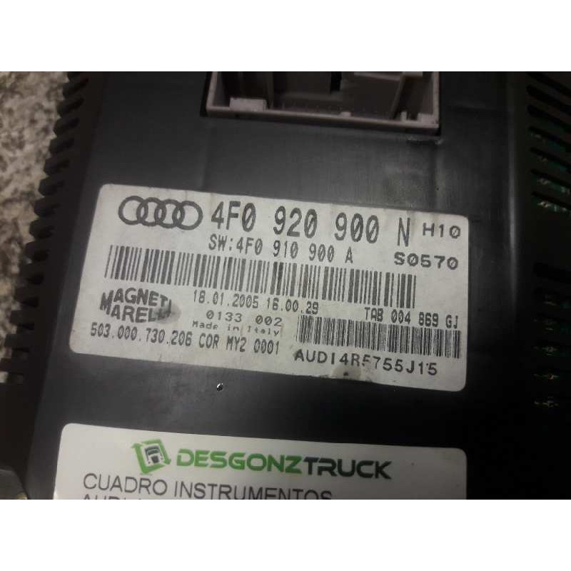 Recambio de cuadro instrumentos para audi a6 berlina (4f2) 2.0 tdi referencia OEM IAM 4F0920900N 4F0910900A 503000730206 - Negro 2