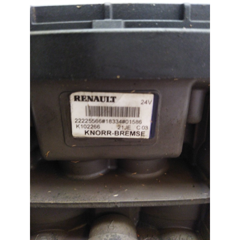 Recambio de valvula aire para renault serie t 12.8 diesel referencia OEM IAM 22225566 K102266 VALVULA EBS - Blanco 2