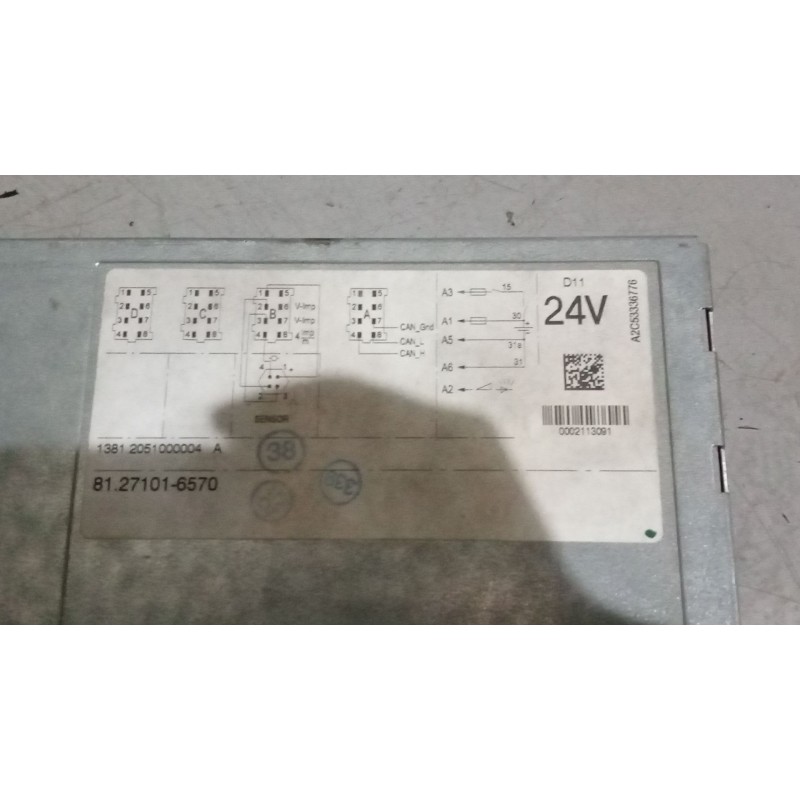 Recambio de tacografo para man tgx 18.480 12.4 diesel referencia OEM IAM 13812051000004 81271016570 0002113091 - Blanco 3