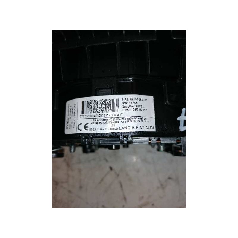 Recambio de airbag delantero izquierdo para citroën jumper pritsche 2.0 blue-hdi fap cat referencia OEM IAM 07355860300 2