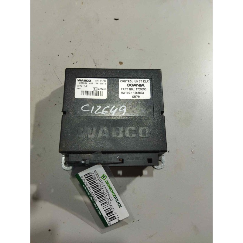 Recambio de modulo electronico para scania serie p/g/r (c-clase) 11.7 diesel referencia OEM IAM 4461702150 1759695 CENTRALITA EC - Blanco