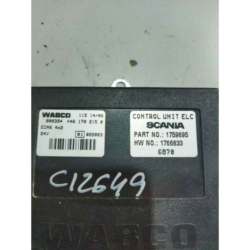 Recambio de modulo electronico para scania serie p/g/r (c-clase) 11.7 diesel referencia OEM IAM 4461702150 1759695 CENTRALITA EC - Blanco 2