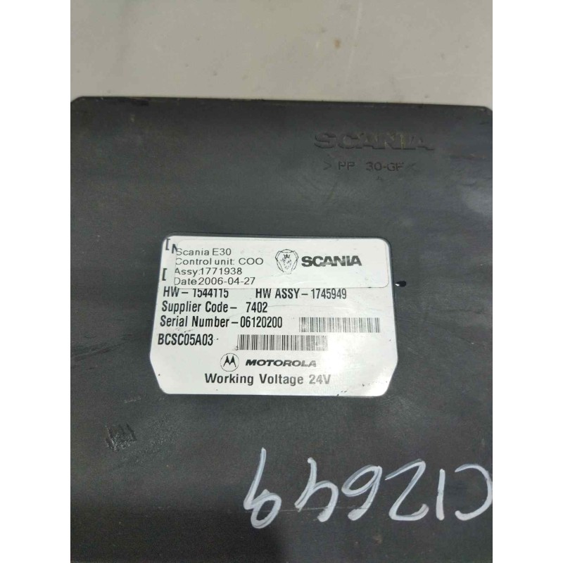 Recambio de modulo electronico para scania serie p/g/r (c-clase) 11.7 diesel referencia OEM IAM 1771938 1544115 CENTRALITA COO - Blanco 2