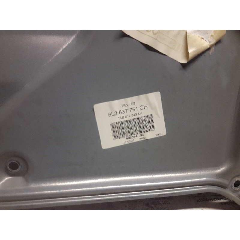 Recambio de elevalunas delantero izquierdo para seat ibiza (6l1) fresh referencia OEM IAM 6L3837751CH - Negro 2