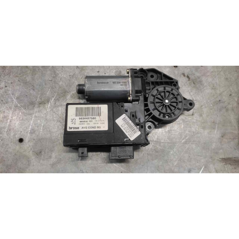 Recambio de motor elevalunas delantero izquierdo para peugeot 307 (s1) referencia OEM IAM 9634457580 990830101 - Gris 3