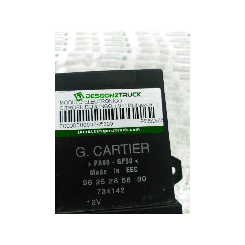 Recambio de modulo electronico para citroën berlingo 1.9 d multispace referencia OEM IAM 9625286880 - Verde 2