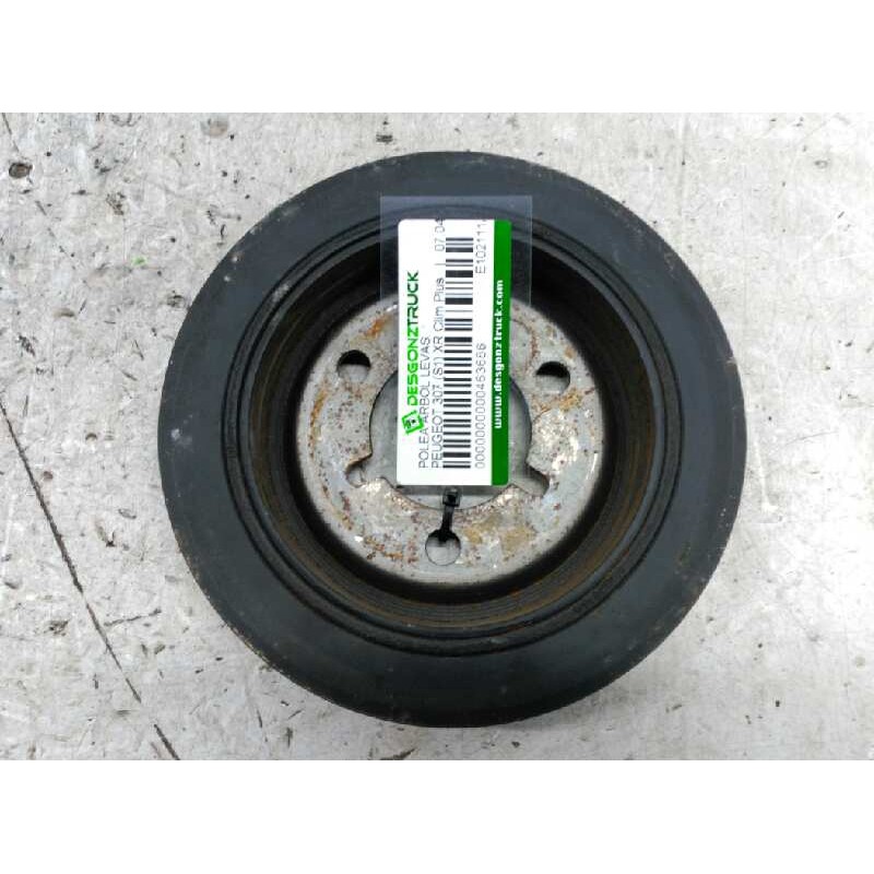 Recambio de polea cigueñal para peugeot 307 (s1) xr clim plus referencia OEM IAM E102111A 0805C8 - Blanco 3