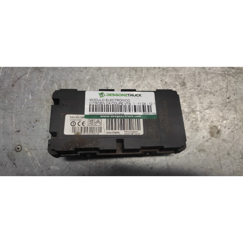 Recambio de modulo electronico para citroën c4 coupe vts referencia OEM IAM 9655139880 - Negro 3