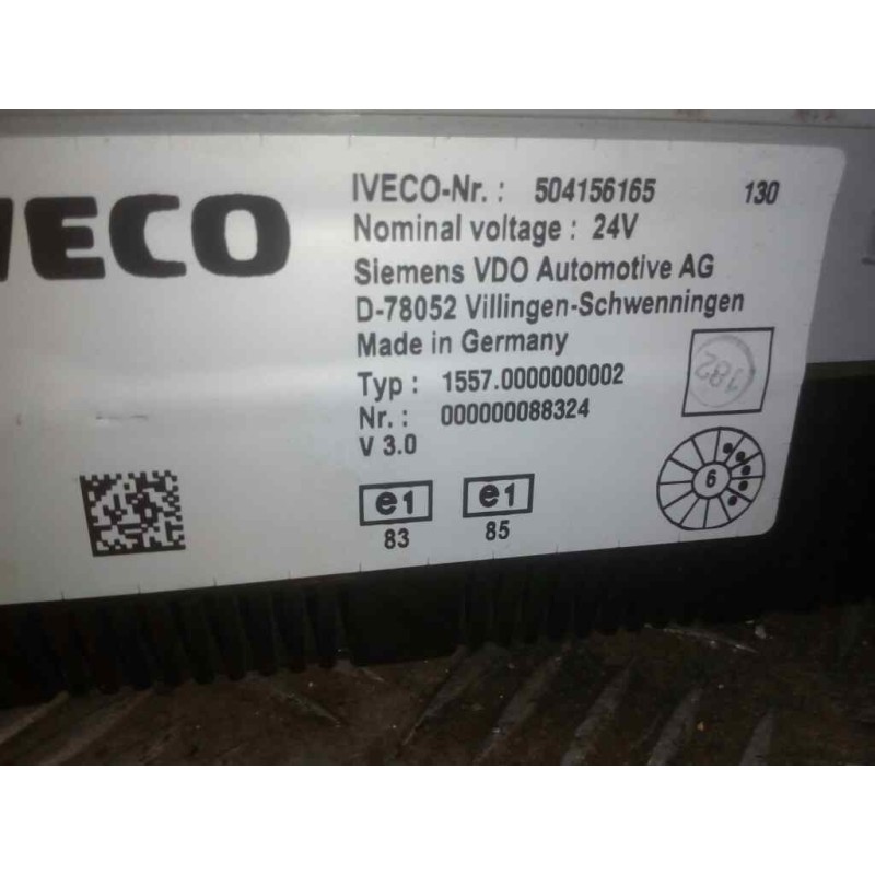 Recambio de cuadro instrumentos para iveco stralis (as) fsa t / fp lt 4x2 gran espacio referencia OEM IAM 504156165 2