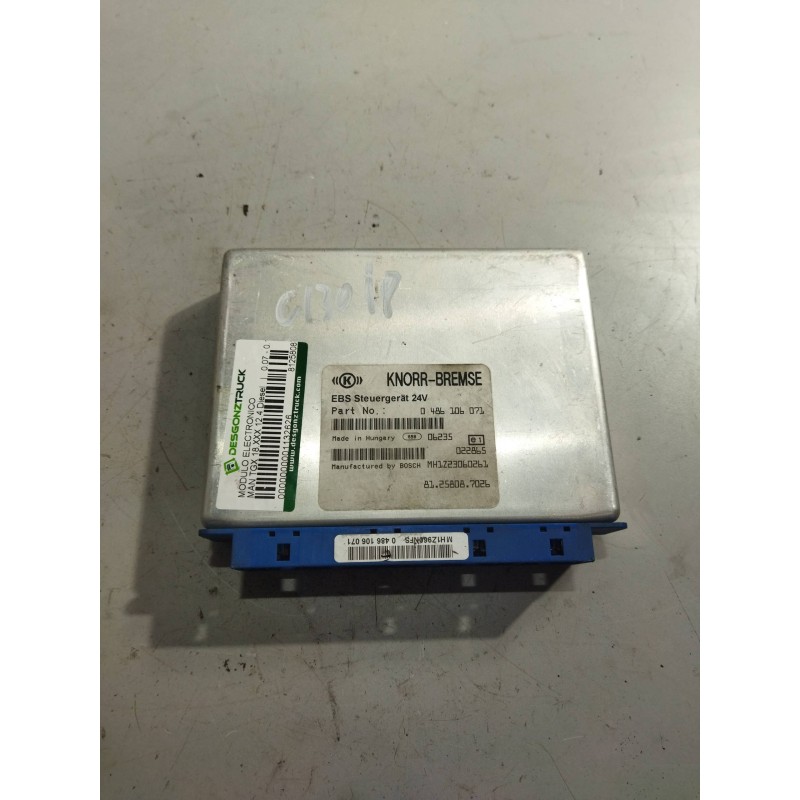 Recambio de modulo electronico para man tgx 18.xxx 12.4 diesel referencia OEM IAM 81258087026 0486106071 CENTRALITA EBS