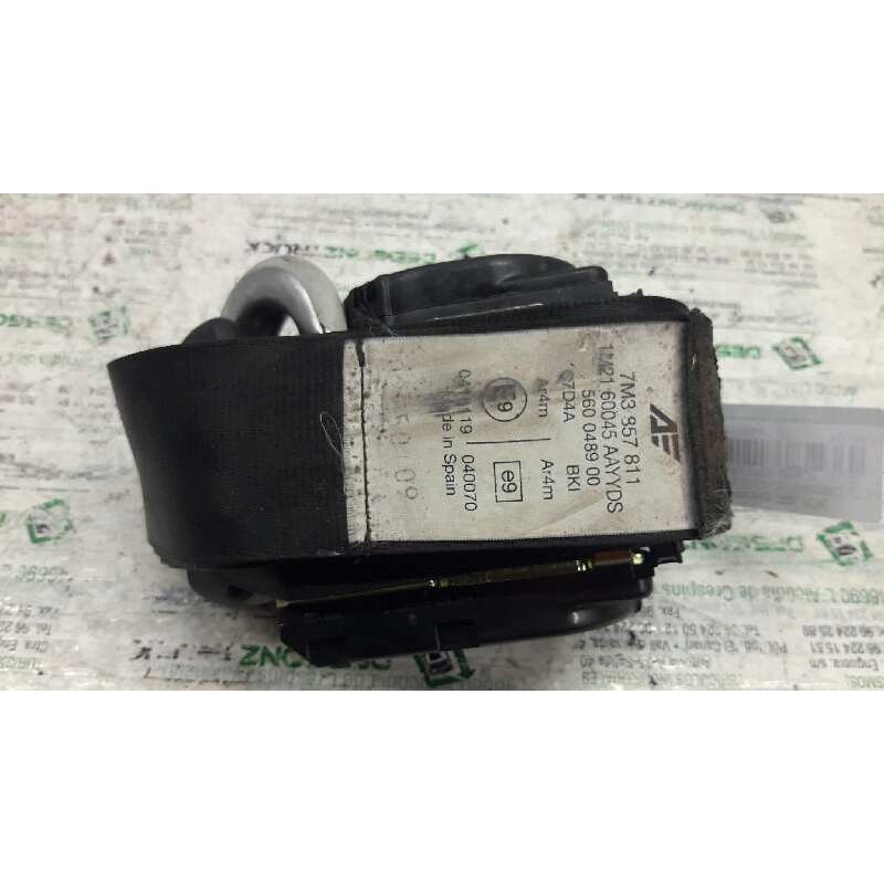 Recambio de cinturon seguridad trasero izquierdo para seat alhambra (7v9) kids referencia OEM IAM 7M3857811 - Rojo 3