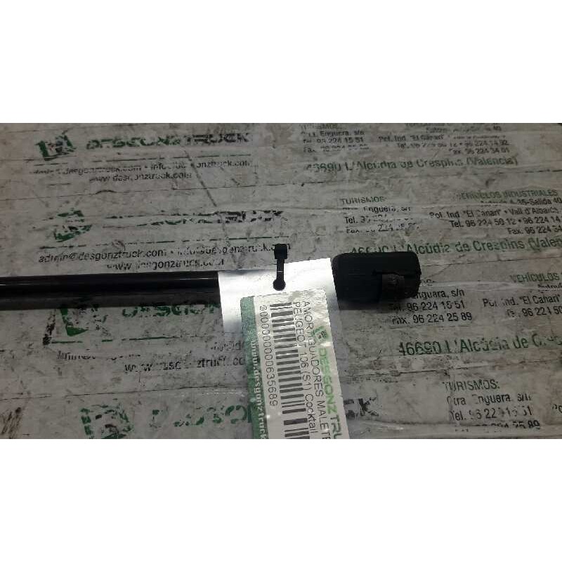 Recambio de amortiguadores maletero / porton para peugeot 106 (s1) cocktail referencia OEM IAM 08610350 350N - Blanco 2