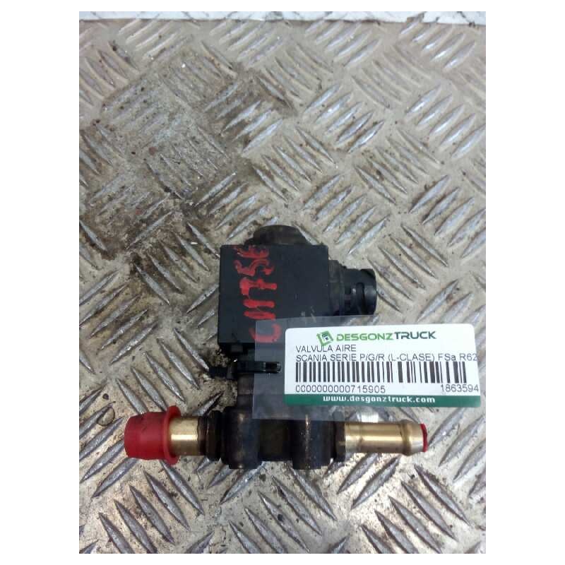 Recambio de valvula aire adicional para scania serie p/g/r (l-clase) fsa r620 (4x2) largo cr 19 a referencia OEM IAM 1863594  EL - Blanco