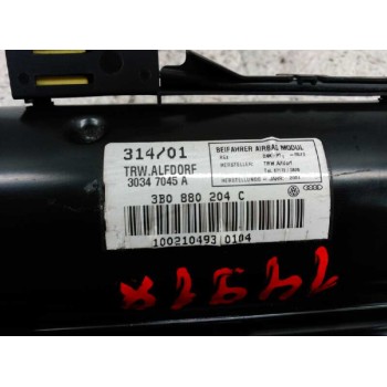 Recambio de airbag delantero derecho para volkswagen passat berlina (3b3) 1.9 tdi referencia OEM IAM 3B0880204  