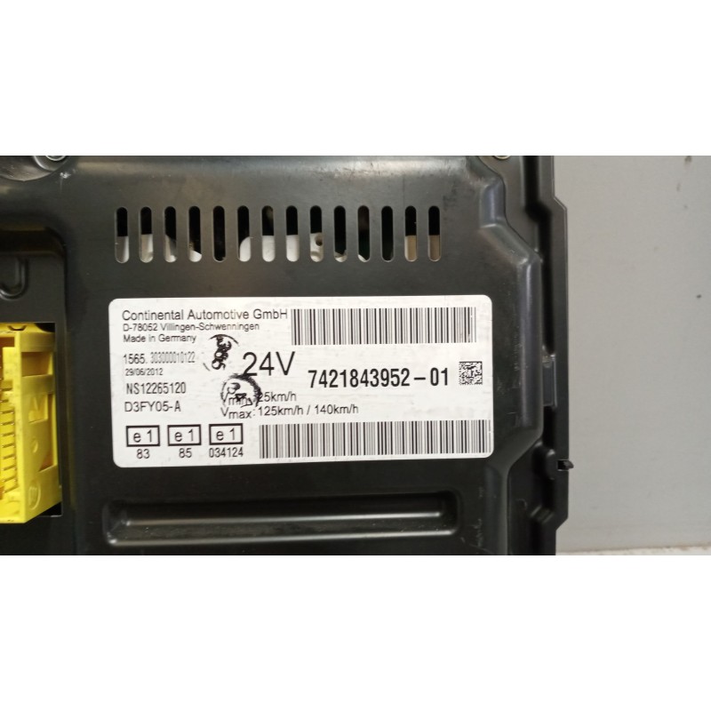 Recambio de cuadro instrumentos para renault magnum ab 2005 12.8 diesel referencia OEM IAM 7421843952 - Blanco 2
