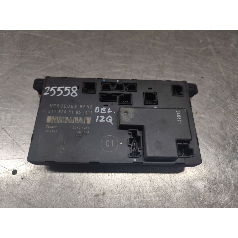 Recambio de centralita cierre para mercedes-benz clase e (w211) berlina e 320 cdi (211.026) referencia OEM IAM 2118208185 - Negro 4