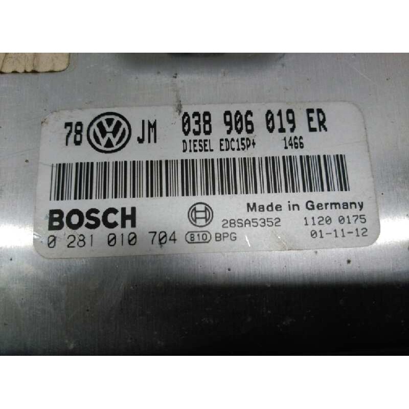 Recambio de centralita motor uce para . no identificado referencia OEM IAM 038906019ER 0281010704 3