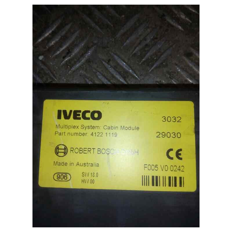 Recambio de modulo electronico para iveco stralis (as) fsa t / fp lt 4x2 gran espacio referencia OEM IAM 41221119 SW18.0 - Rojo 2