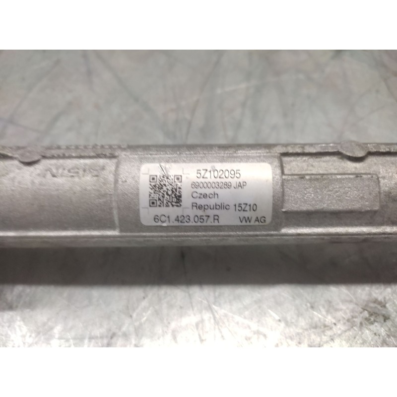Recambio de cremallera direccion para skoda rapid ambition referencia OEM IAM 6C1423057R - Blanco 4