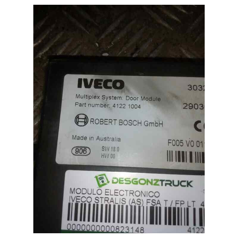Recambio de modulo electronico para iveco stralis (as) fsa t / fp lt 4x2 gran espacio referencia OEM IAM 41221004 SW18.0 - Rojo 2