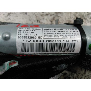 Recambio de airbag cortina delantero izquierdo para peugeot 308 confort referencia OEM IAM 9688532980  