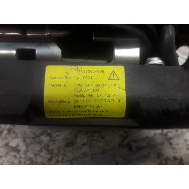 Recambio de cinturon seguridad trasero izquierdo para renault clio iii 20 aniversario referencia OEM IAM 33055855C - Negro 4
