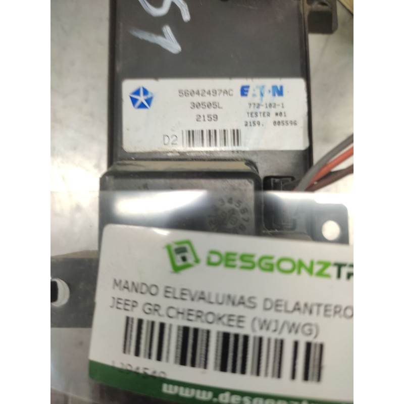 Recambio de mando elevalunas delantero izquierdo para jeep gr.cherokee (wj/wg) 3.1 td laredo referencia OEM IAM 56042497AC 13 pi 2
