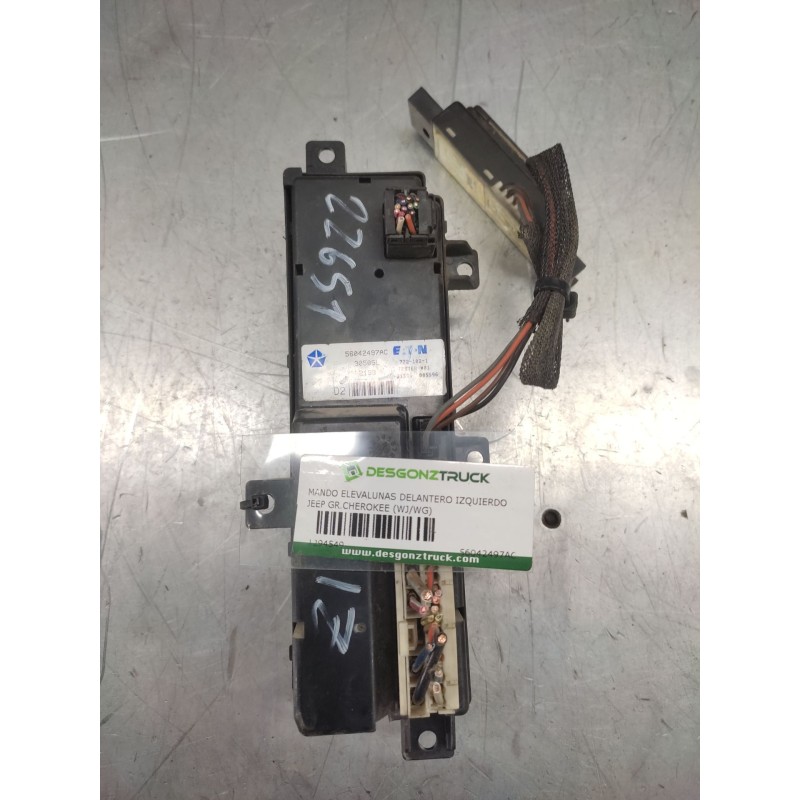 Recambio de mando elevalunas delantero izquierdo para jeep gr.cherokee (wj/wg) 3.1 td laredo referencia OEM IAM 56042497AC 13 pi 3